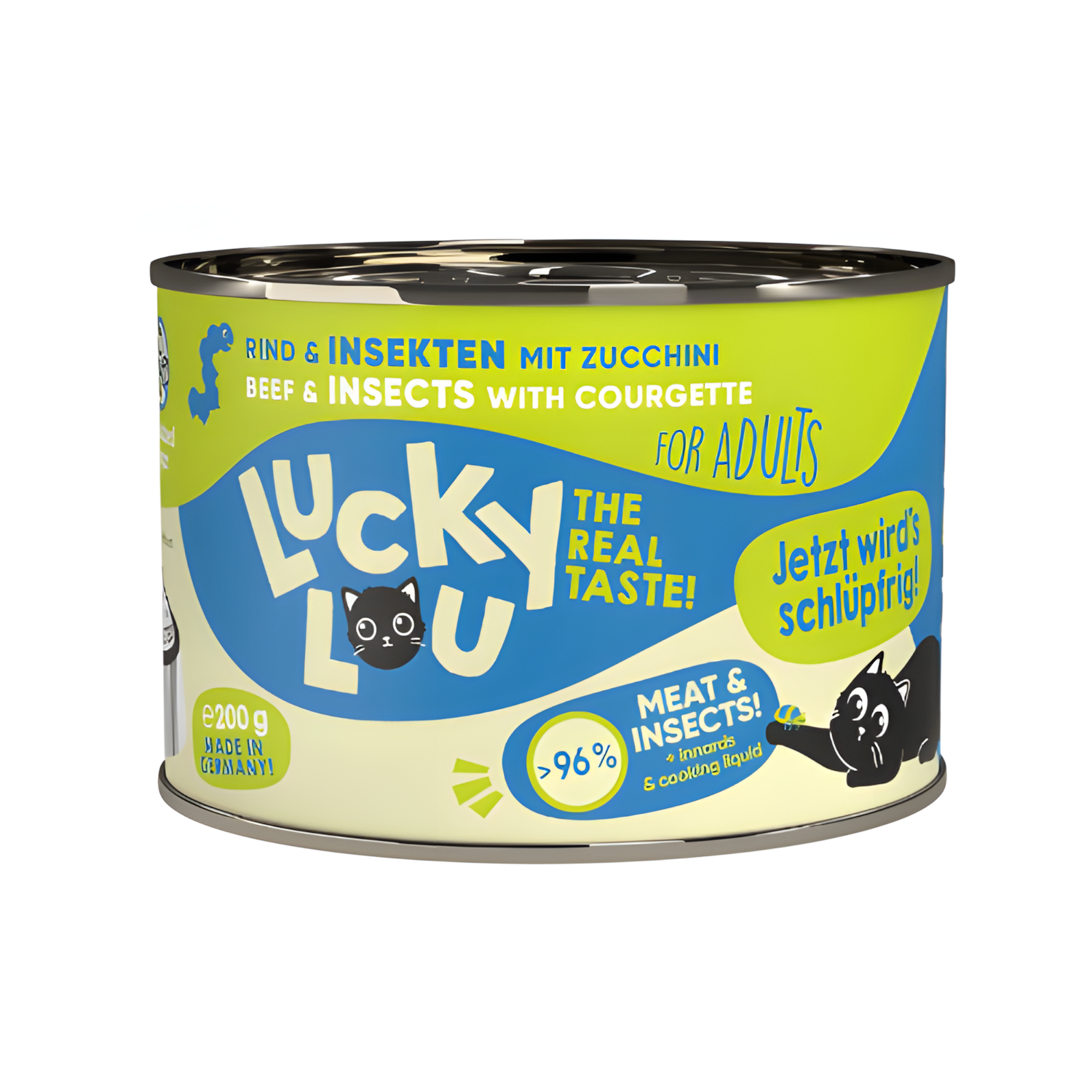 Lucky Lou - Beef & Insects with courgette (200g)