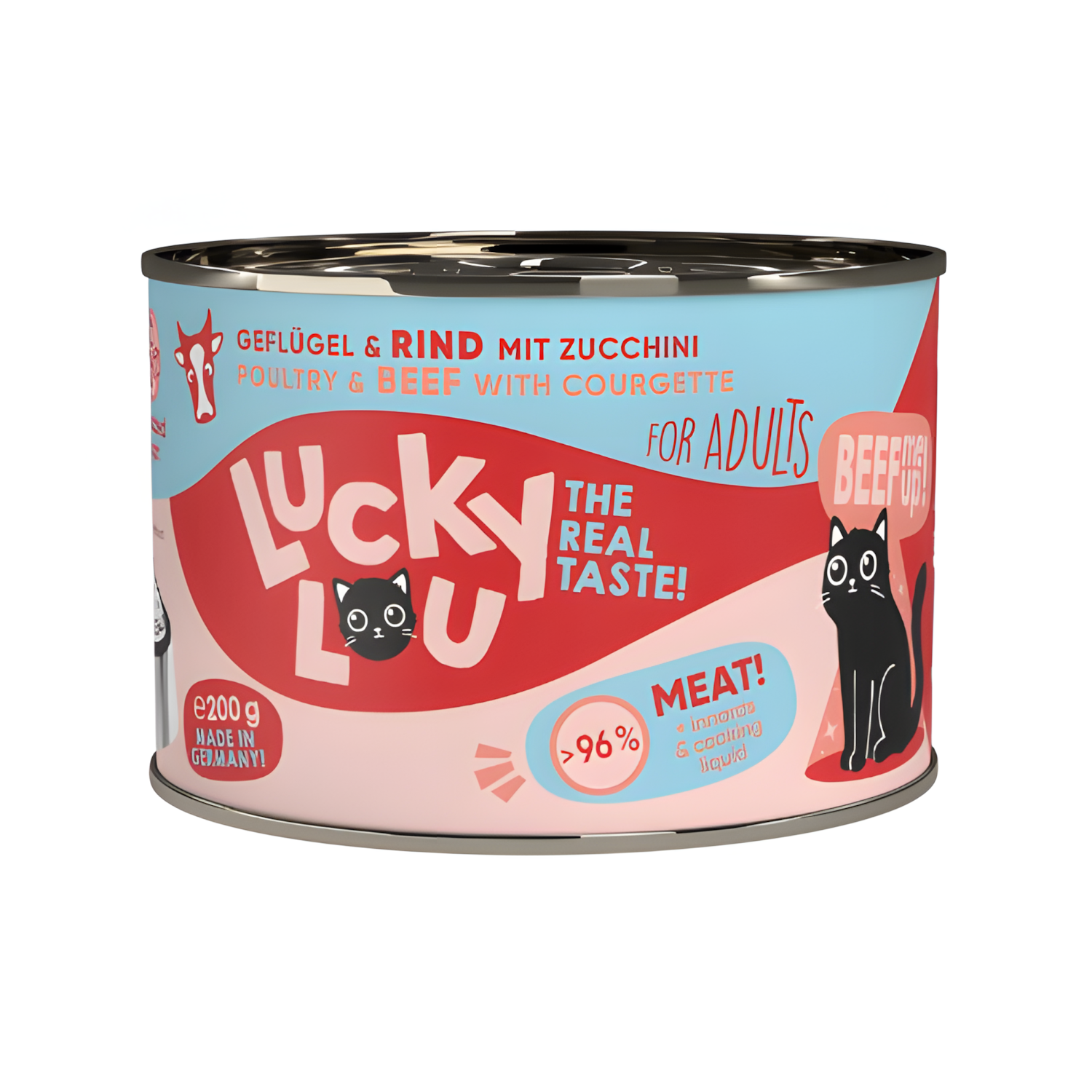 Lucky Lou - Poultry & Beef with courgette (200g)