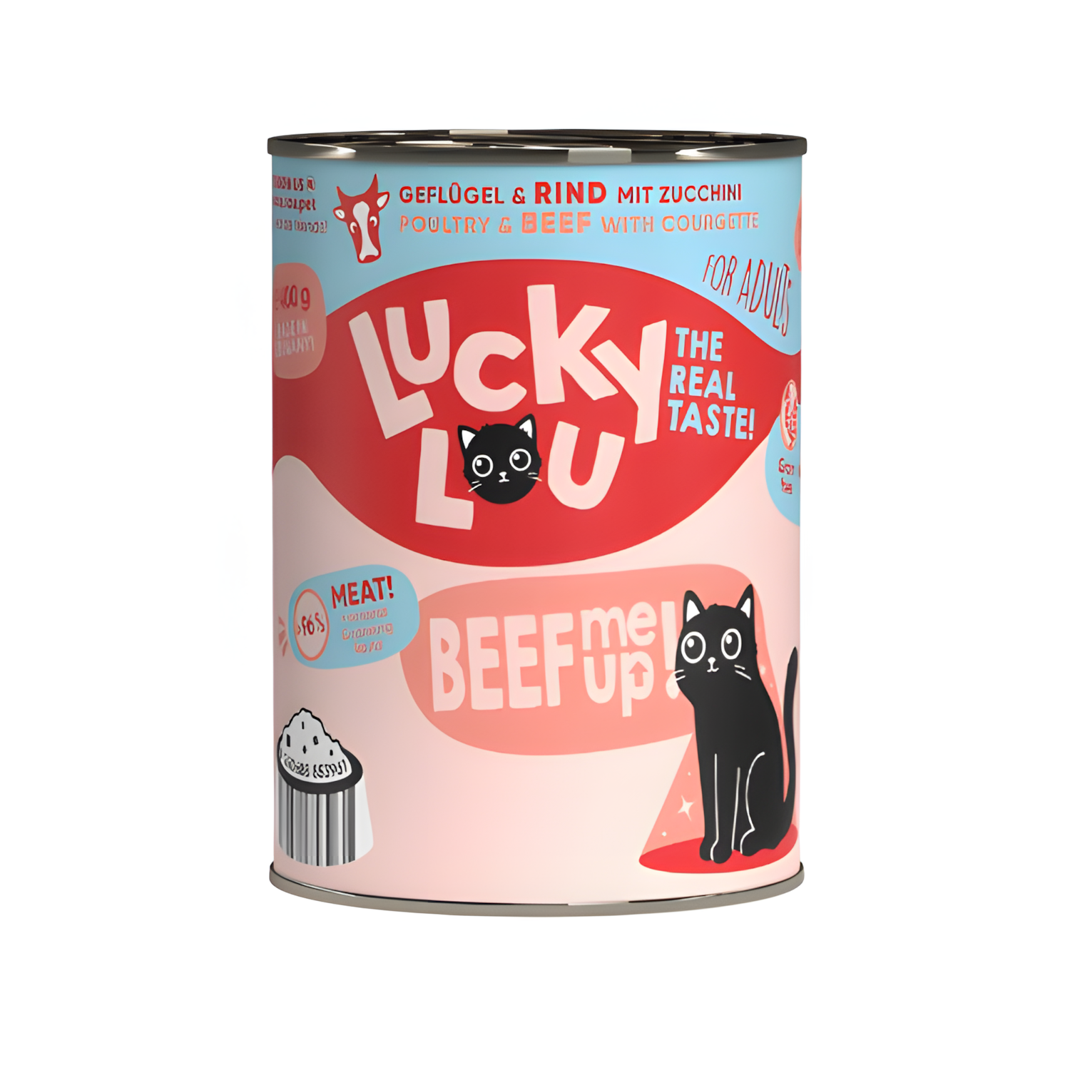 Lucky Lou - Poultry & Beef with courgette (400g)