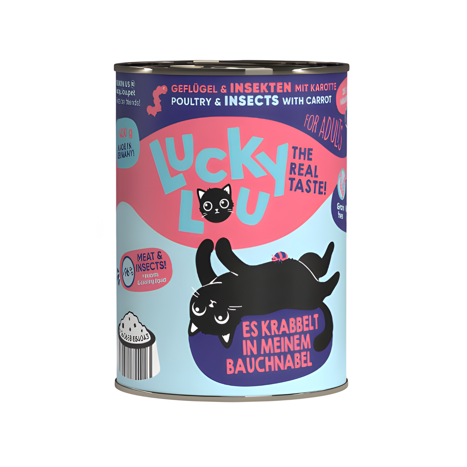 Lucky Lou - Poultry & Insects with carrot (400g)