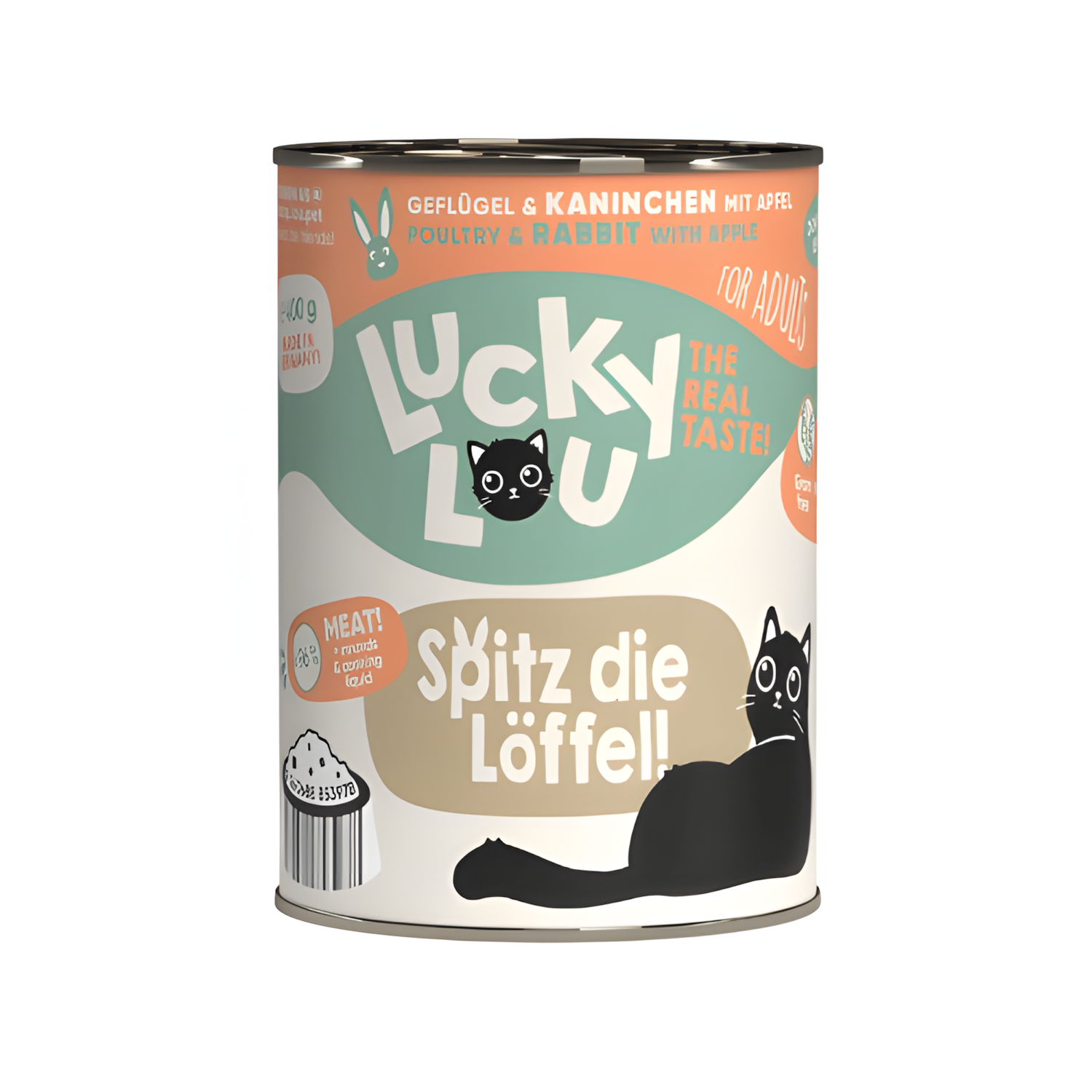 Lucky Lou - Poultry & Rabbit with apple (400g)