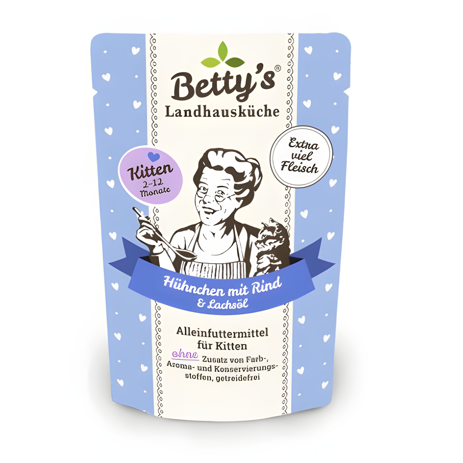 Betty's Country Kitchen Fresh Bag for Kitten - Chicken with Beef (100g)