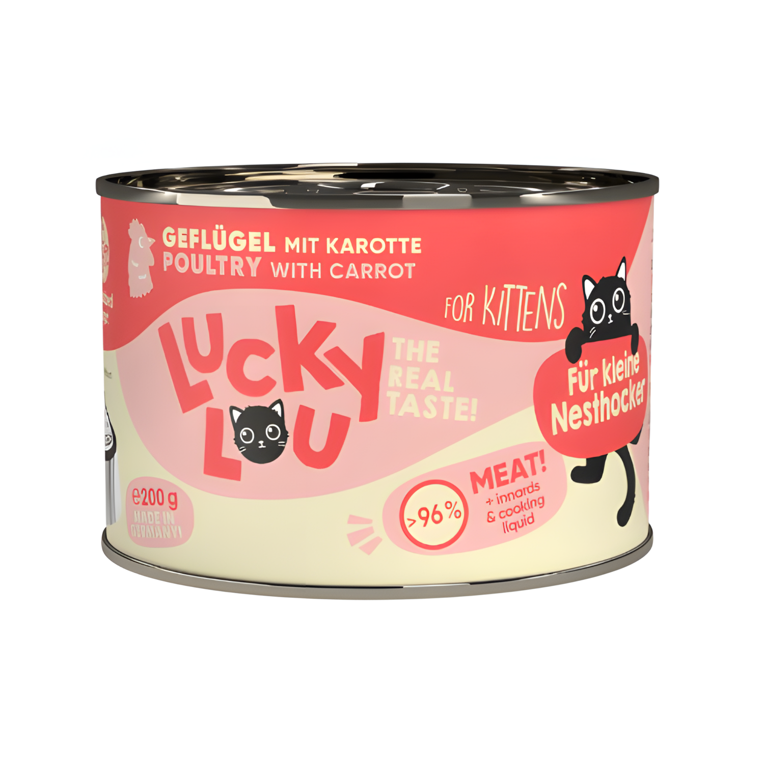 Lucky Lou - Kitten Poultry with carrot (200g)