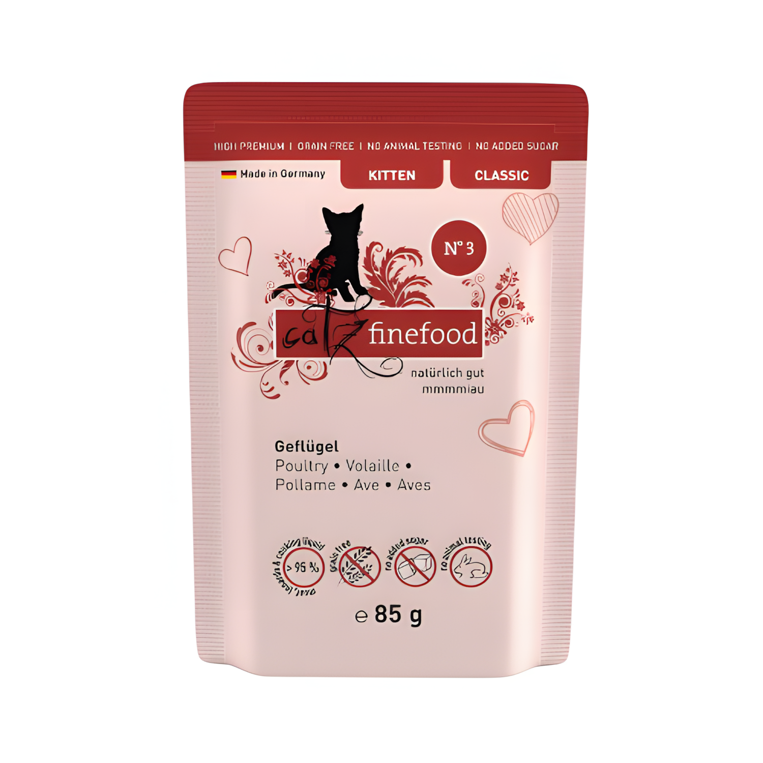 Catz Finefood Classic Kitten N °03 - poultry (85g)