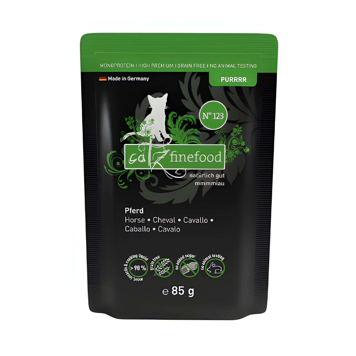 Catz Finefood Purrrr N°123 - horse (85g)