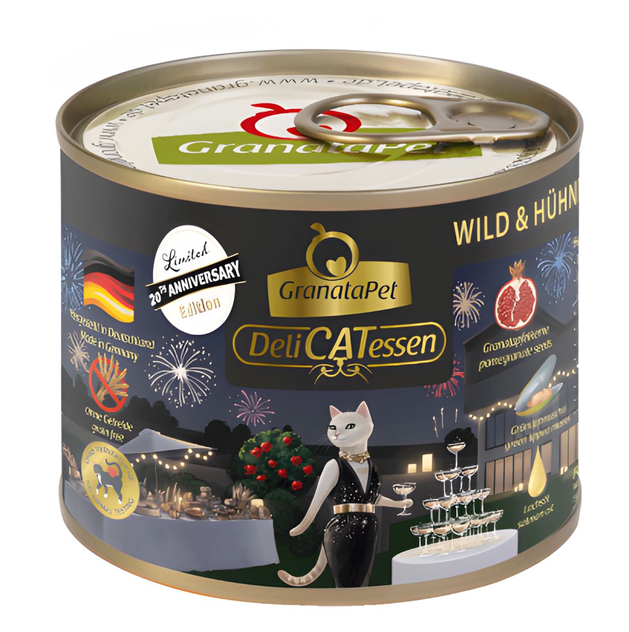DeliCATessen - 20th Anniversary Edition (200g) - Venison & Chicken Hearts with Salmon Oil