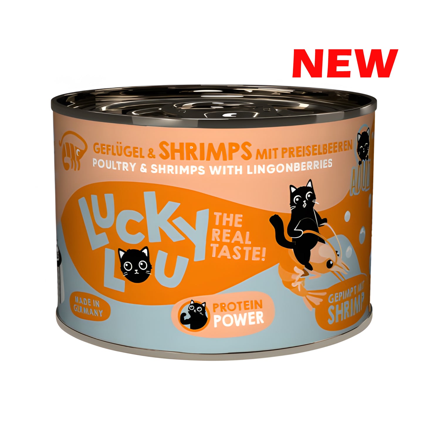Lucky Lou - Poultry & Shrimps with lingonberries (200g)