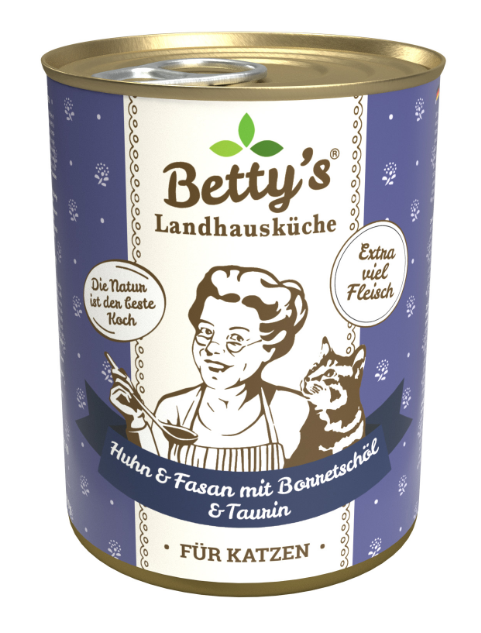 Betty's Country Kitchen Cat - Chicken & Pheasant with Borage Oil (400g)