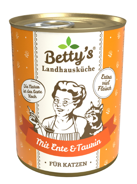 Betty's Country Kitchen Cat - Duck Pure (400g)