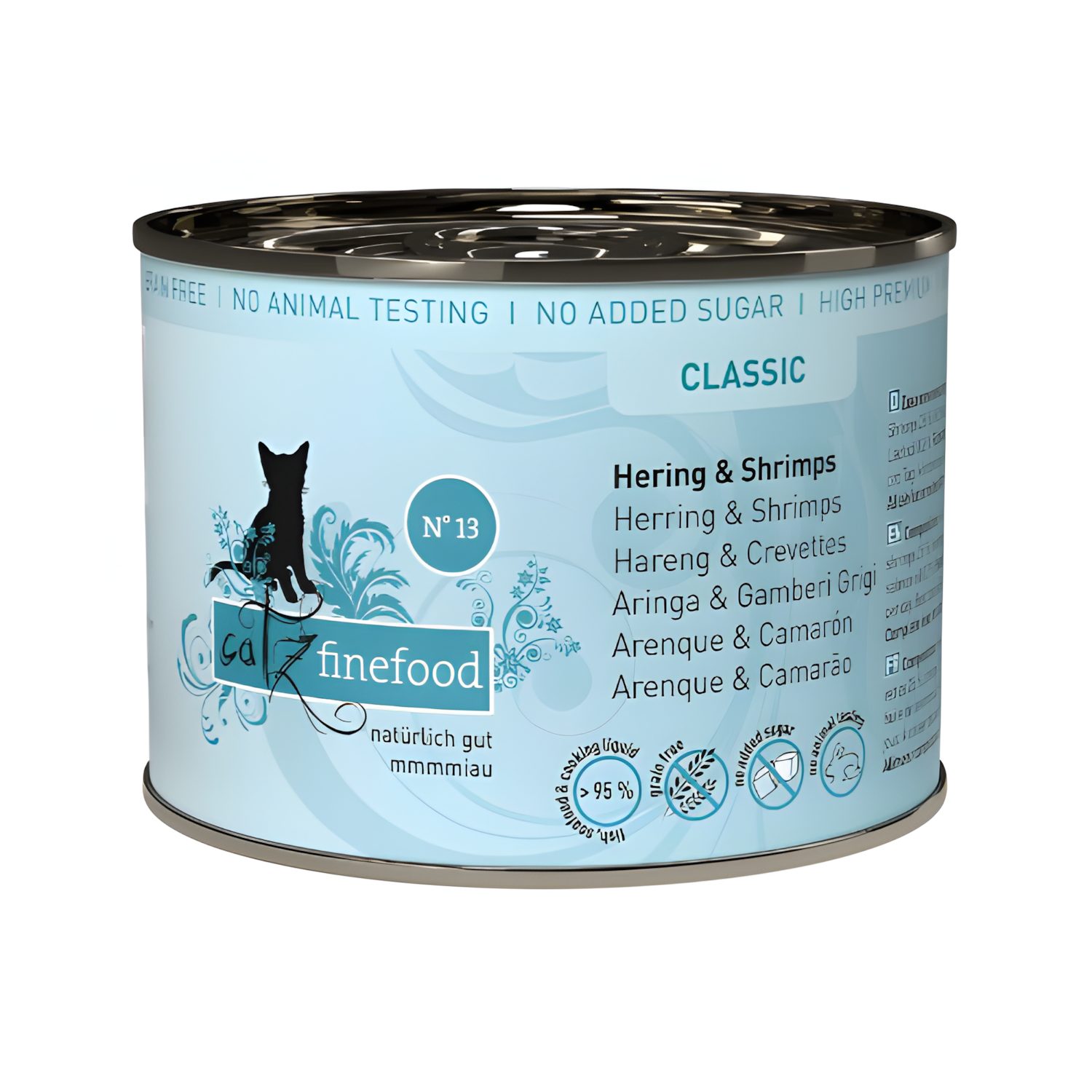 Catz Finefood Classic N °13 - herring & shrimps (200g)