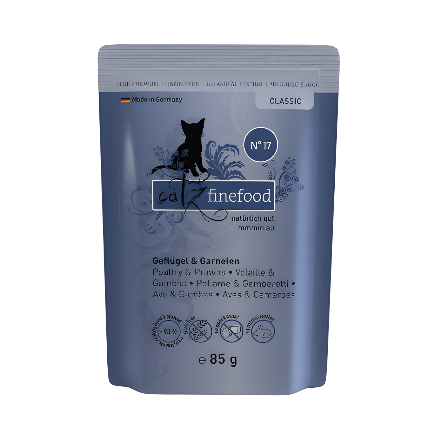 Catz Finefood Classic N °17 - poultry & shrimps (85g)