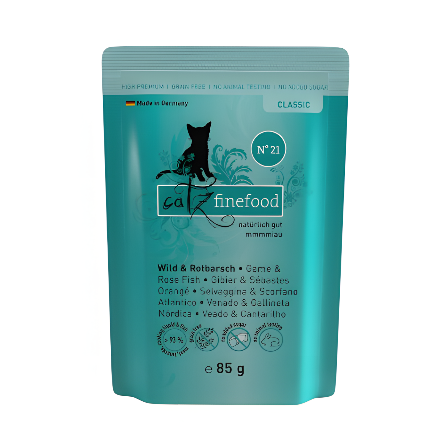Catz Finefood Classic N °21 - venison & redfish (85g)