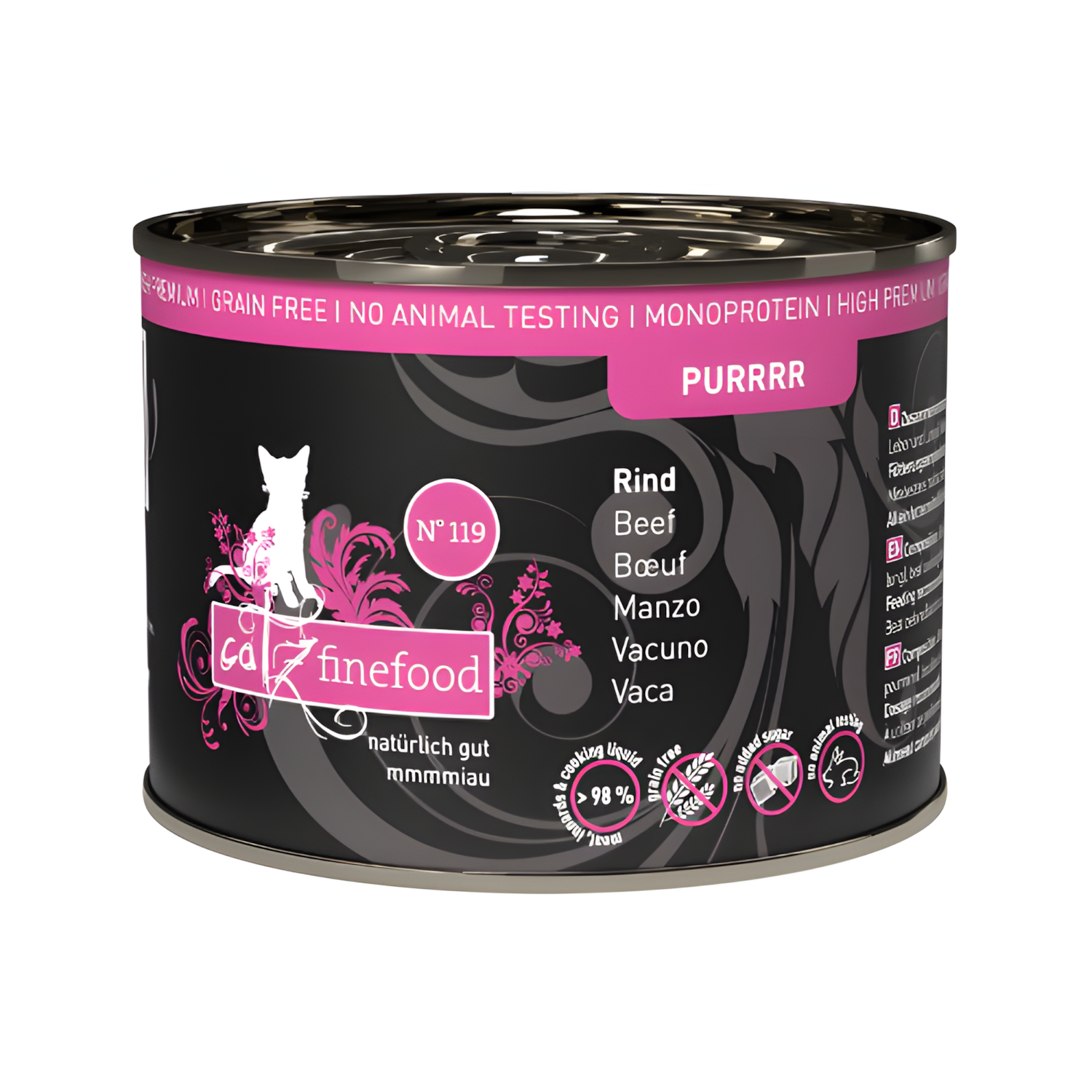 Catz Finefood Purrrr N°119 - beef (200g)
