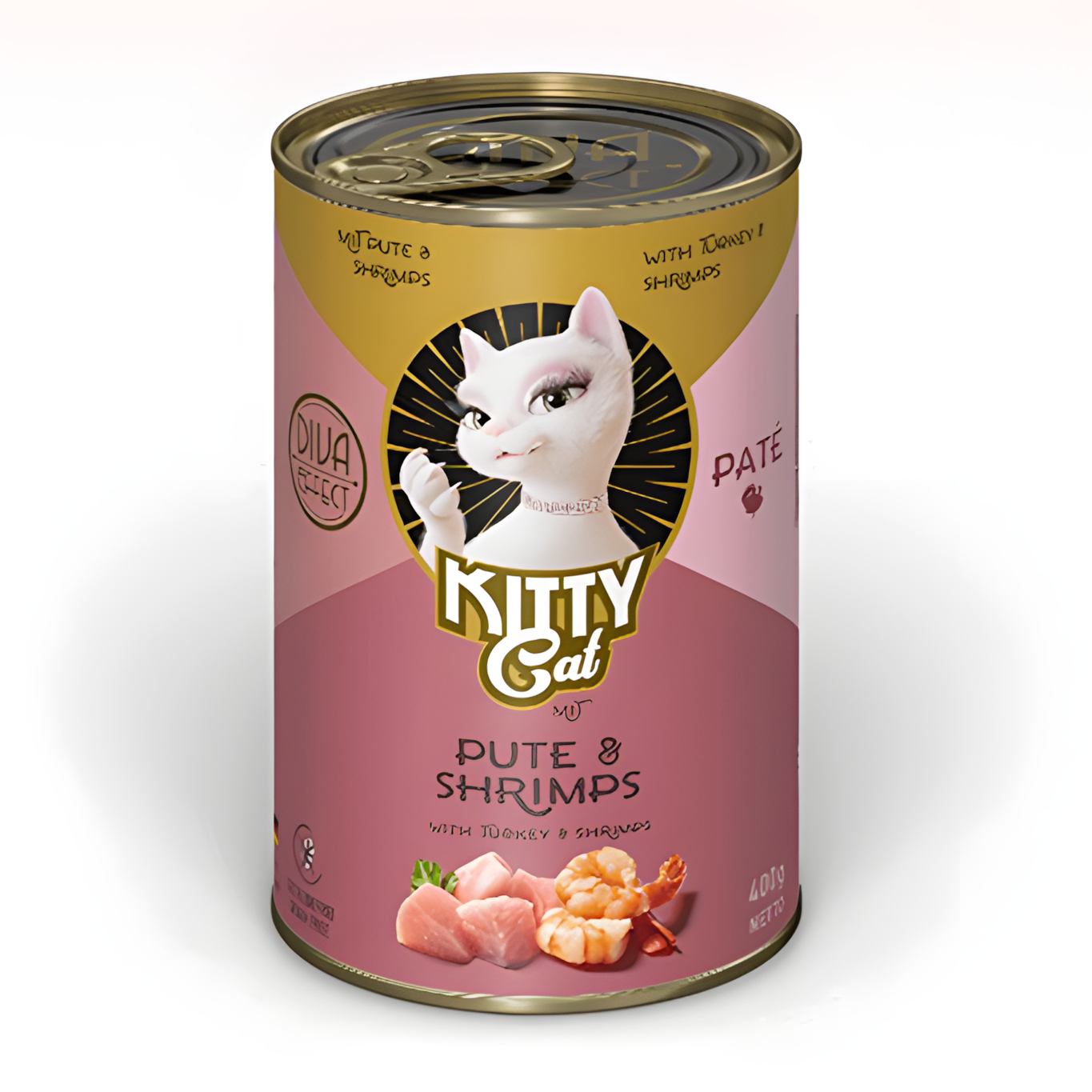 Kitty Cat - turkey & shrimps (400g)